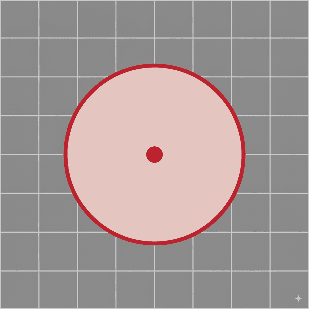 How to use the radius tool