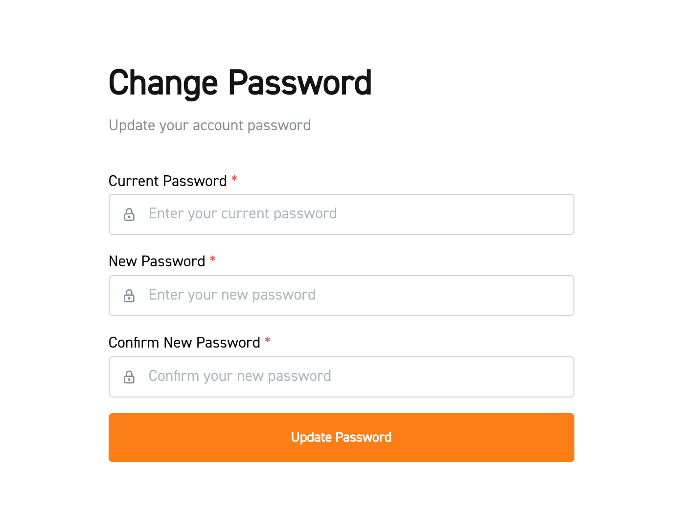 Image of password change