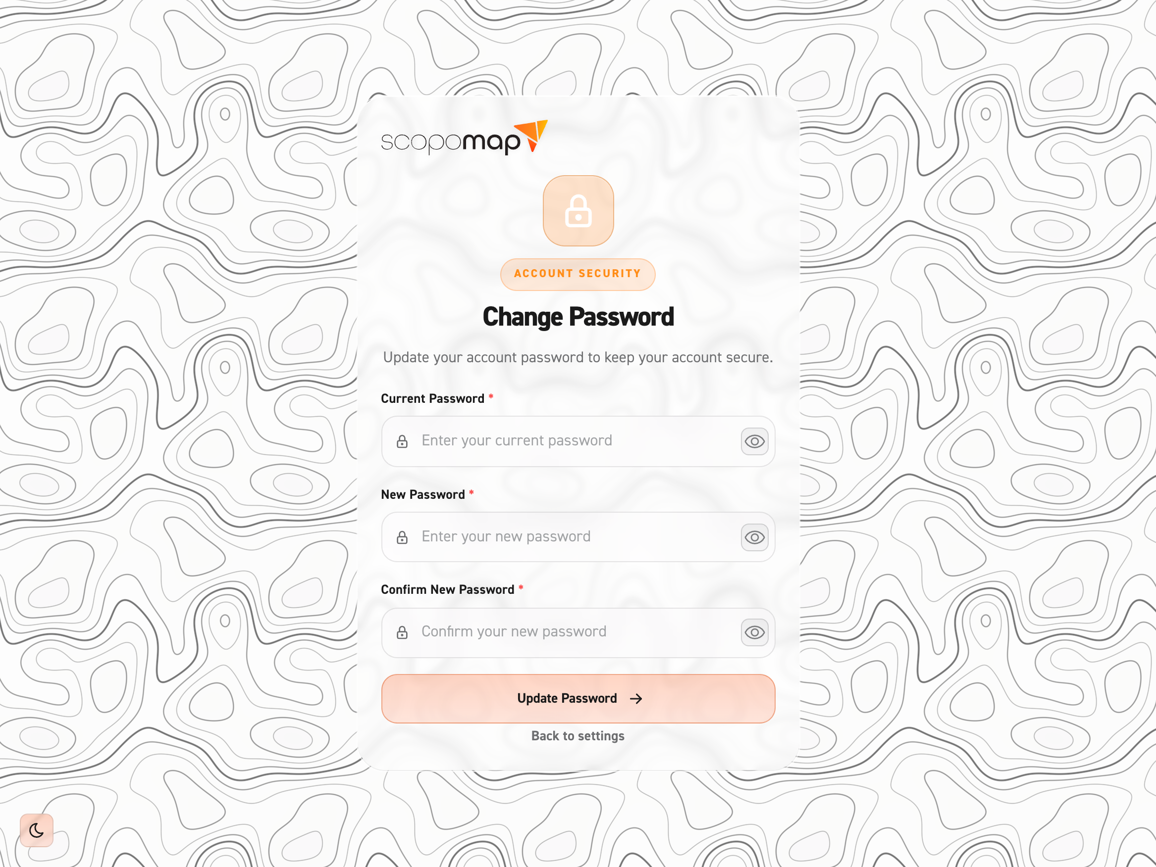Image of password change