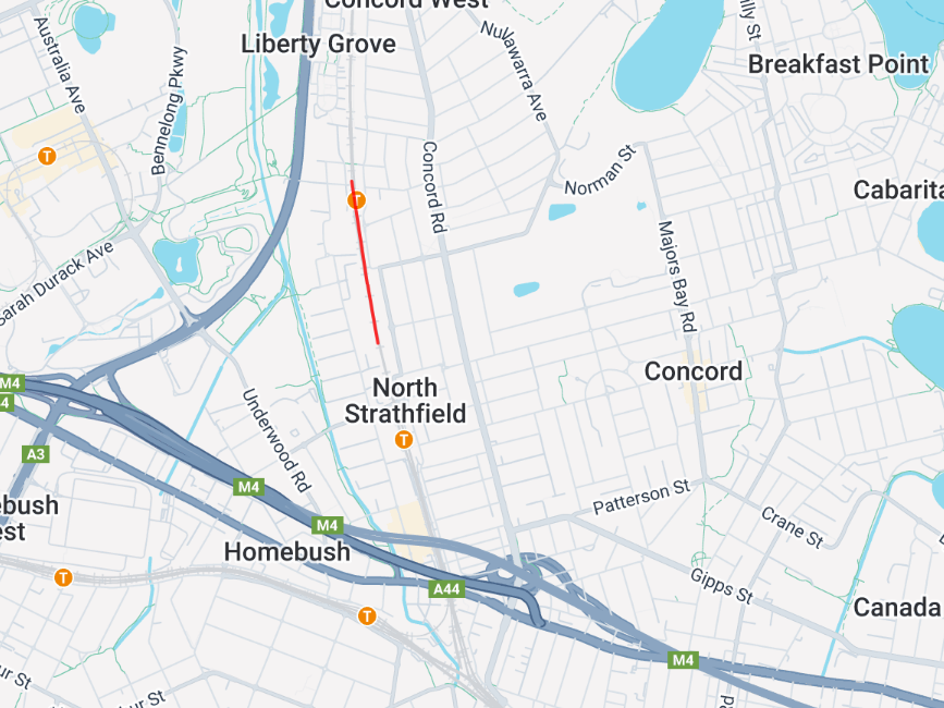 Image depicting use of the radial line tool