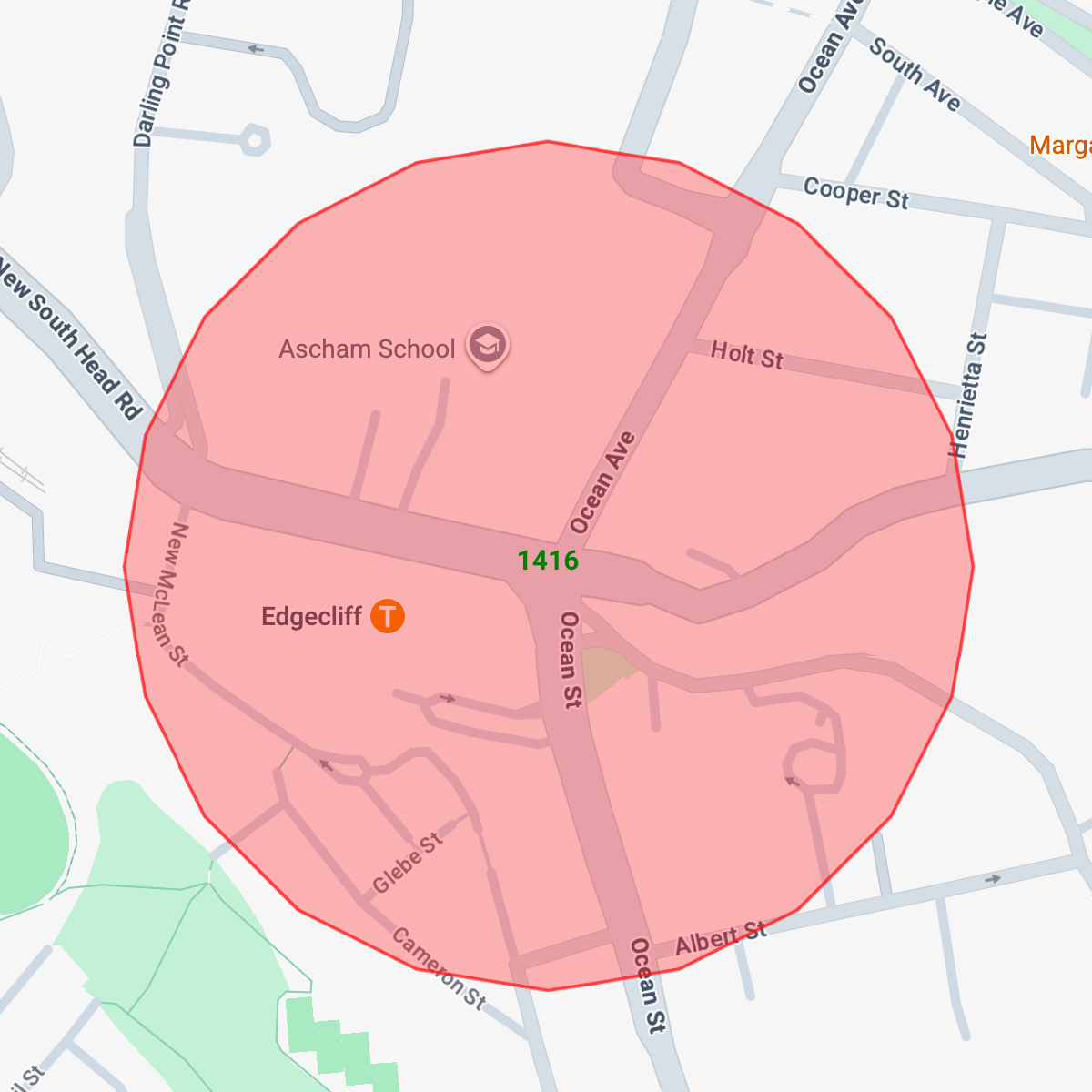 Radius Map